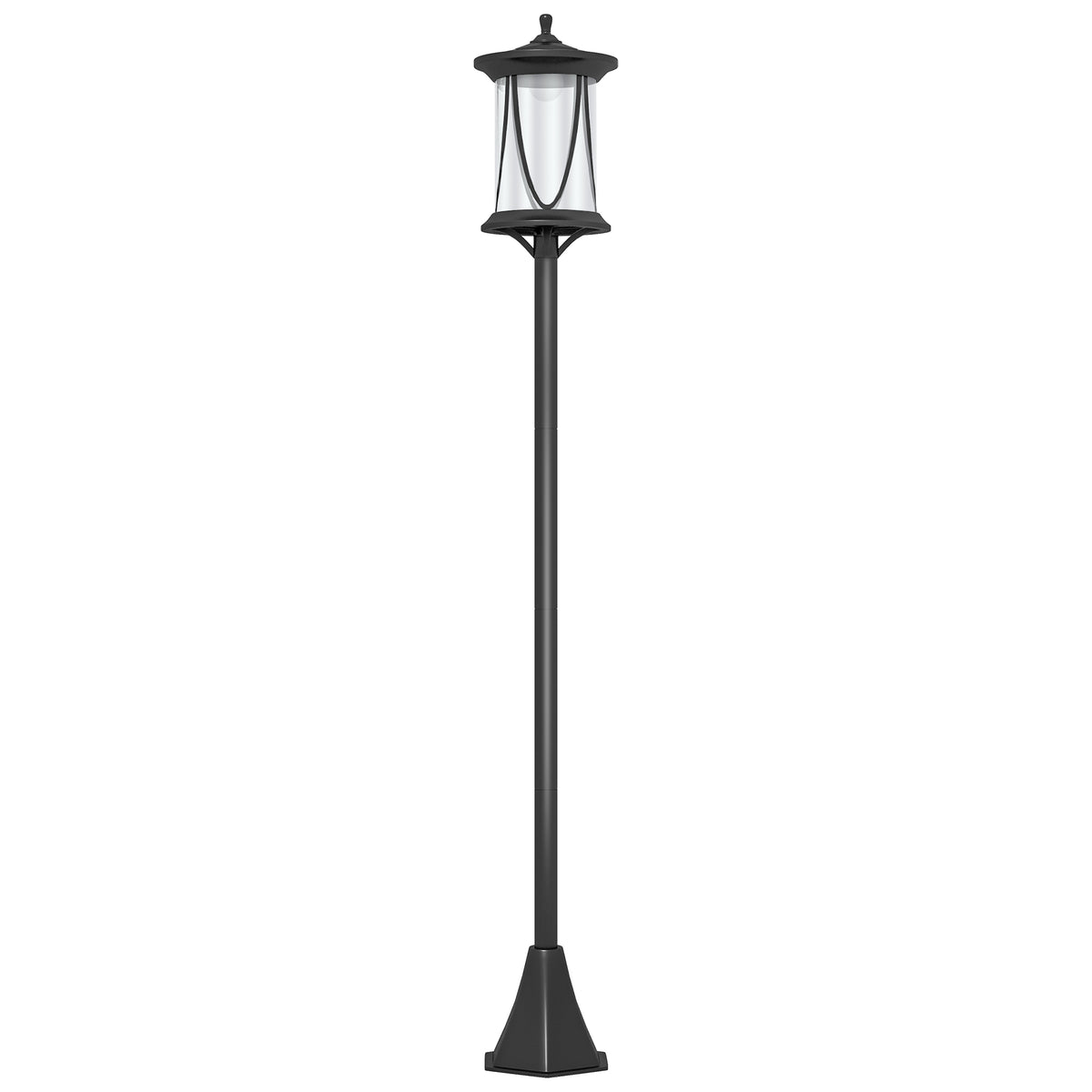 Aurinkopihavalaisin maapiikillä, 127 cm, musta