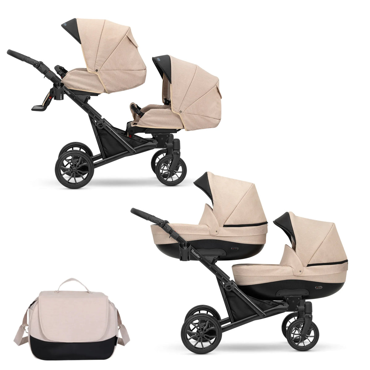 Kunert Booster 2-in-1 sisarusvaunut, useita värejä