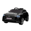 Lasten sähköauto Audi e-tron 12V, kaukosäädin, turvavyö ja musiikki, 3–5 v, musta
