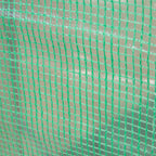 Kasvihuone kahdella rullaovella ja neljällä ikkunalla, 300 x 100 x 200 cm, vihreä