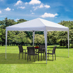 Pop-up-katos 2,95 x 2,95 m kantolaukulla, UV-suoja, valkoinen