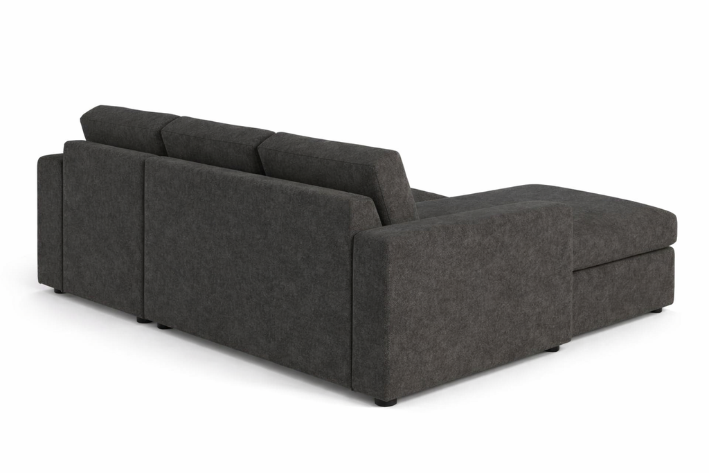 Conan bäddsoffa med divan mörkgrå