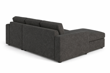 Conan bäddsoffa med divan mörkgrå