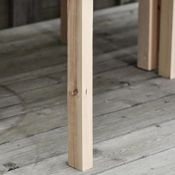 Puiset kasvatuslaatikot muovivuorauksella, 4 kpl, 50 x 30 cm, luonnonpuu