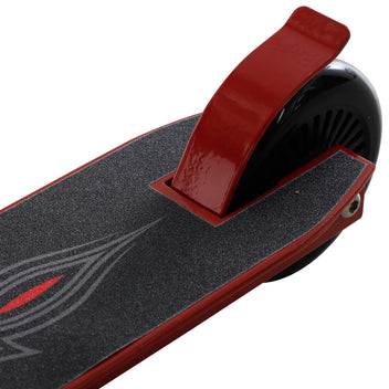 Temppupotkulauta alumiinia, 100 mm PU-pyörät, freestyle, 14 v+, punainen