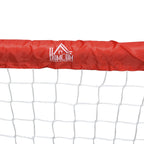 Minijalkapallomaalit 2 kpl, kokoontaitettavat, 90 x 36 x 60 cm, punainen