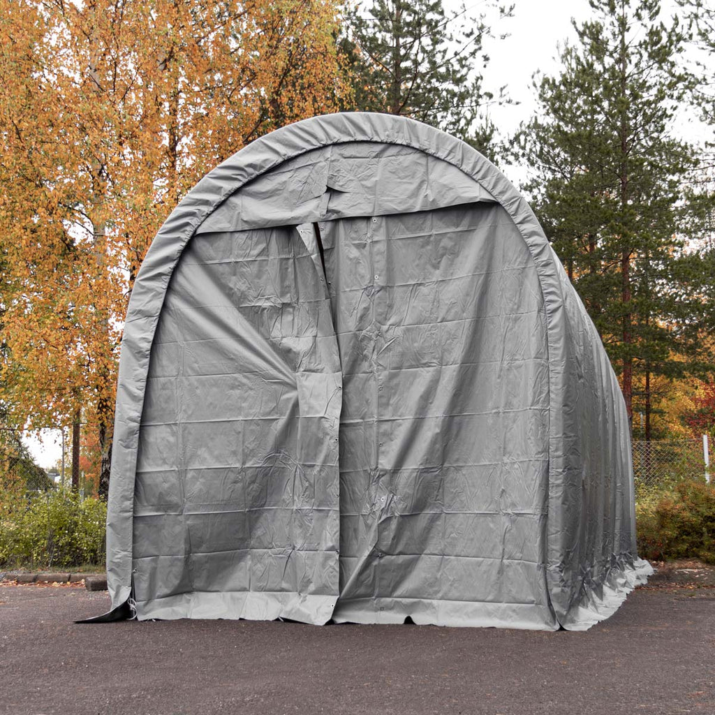 FORNORTH PRESSUTALLI 3,5X7,5M, VAALEANHARMAA 350G PVC