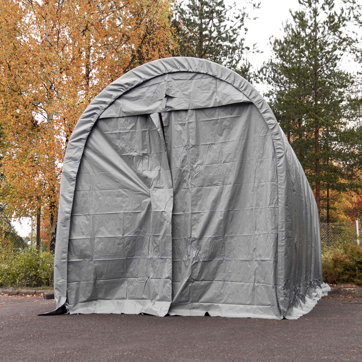 FORNORTH PRESSUTALLI 3,5X7,5M, VAALEANHARMAA 350G PVC