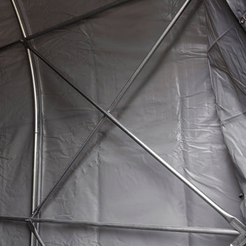 FORNORTH PRESSUTALLI 4X8M, TUMMANHARMAA 350G PVC