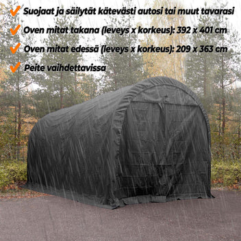 FORNORTH PRESSUTALLI 4X8M, MUSTA 500G PVC