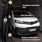 FORNORTH PRESSUTALLI 4X8M, MUSTA 500G PVC