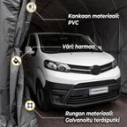 FORNORTH PRESSUTALLI 4X8M, TUMMANHARMAA 350G PVC