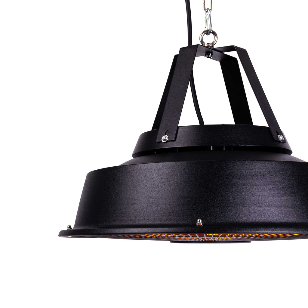 FORNORTH TERASSILÄMMITIN CEILING HEATER COMFORT 1500W, MUSTA