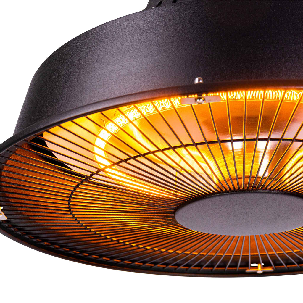 FORNORTH TERASSILÄMMITIN CEILING HEATER COMFORT 1500W, MUSTA