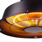 FORNORTH TERASSILÄMMITIN CEILING HEATER COMFORT 1500W, MUSTA