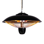 FORNORTH TERASSILÄMMITIN CEILING HEATER DELUXE 2000W + ETÄOHJAUS, MUSTA