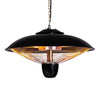 FORNORTH TERASSILÄMMITIN CEILING HEATER DELUXE 2000W + ETÄOHJAUS, MUSTA
