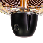 FORNORTH TERASSILÄMMITIN CEILING HEATER DELUXE 2000W + ETÄOHJAUS, MUSTA