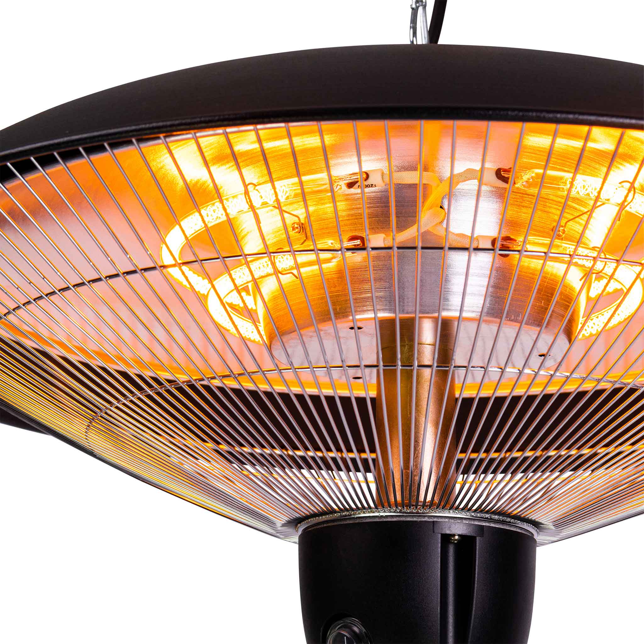 FORNORTH TERASSILÄMMITIN CEILING HEATER DELUXE 2000W + ETÄOHJAUS, MUSTA