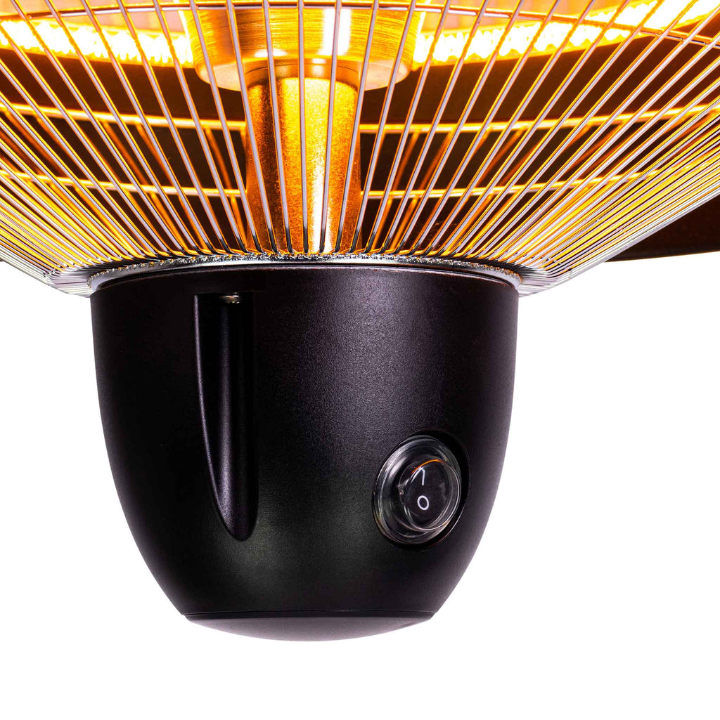 FORNORTH TERASSILÄMMITIN CEILING HEATER ORIGINAL 1500W + ETÄOHJAUS, HARMAA