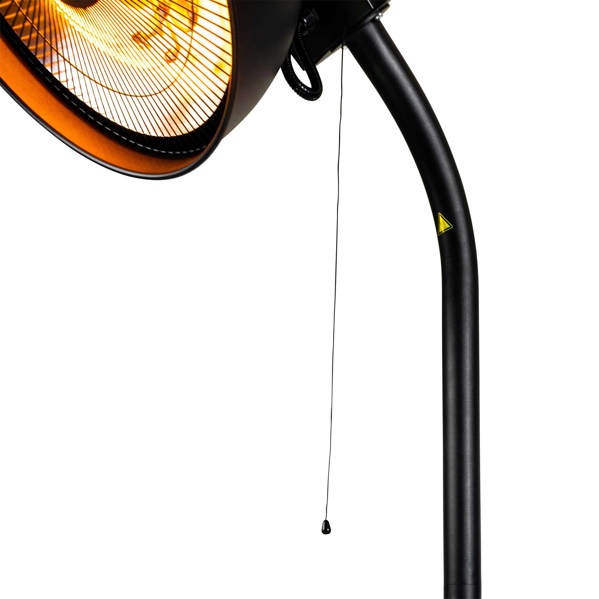 FORNORTH TERASSILÄMMITIN STANDING HEATER DELUXE 2000W, MUSTA