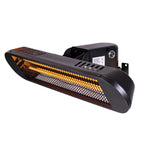 FORNORTH TERASSILÄMMITIN WALL HEATER PREMIUM 2000W + ETÄOHJAUS, MUSTA