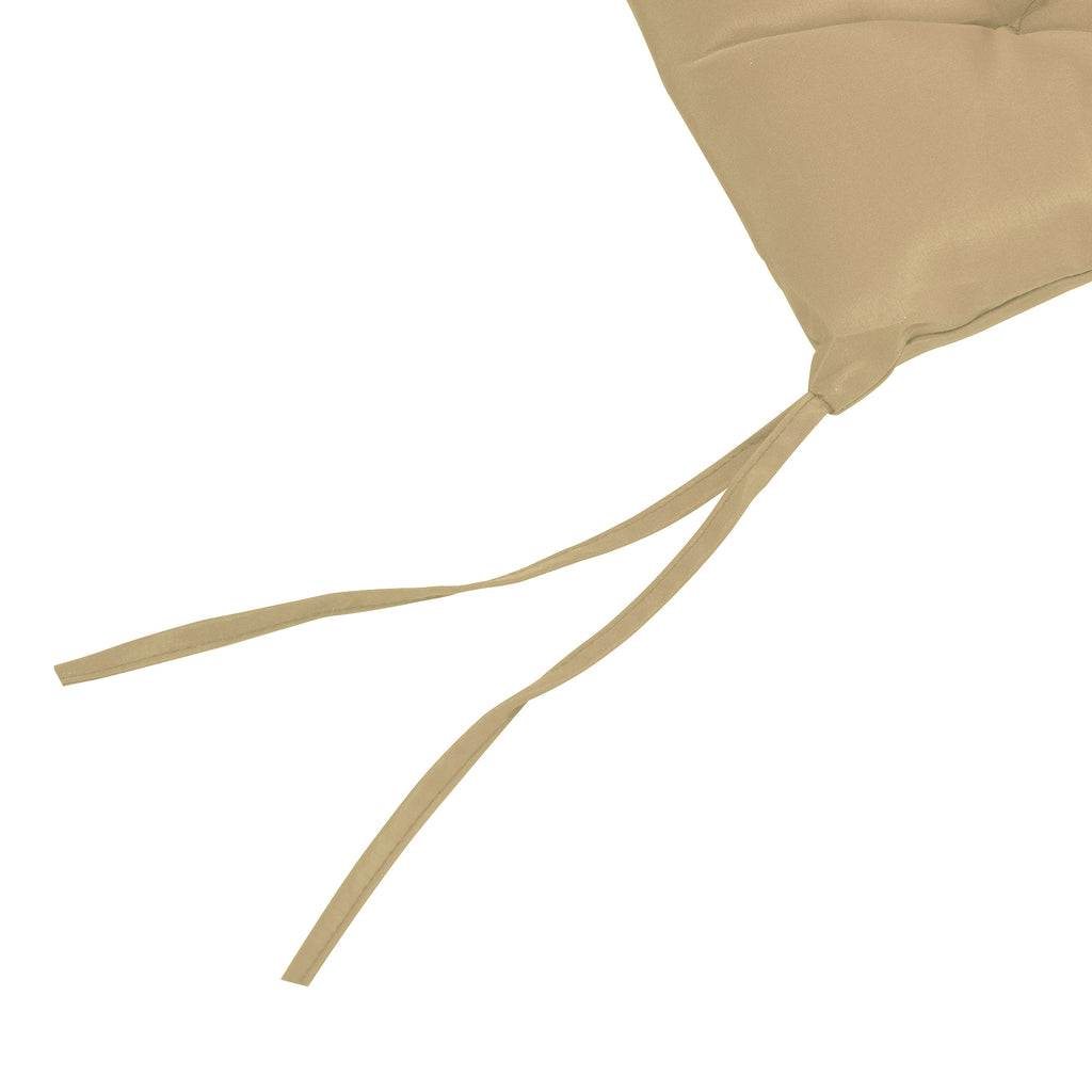 Tuolintyynyt selkänojalla, 2 kpl, 98 x 50 x 8 cm, khaki