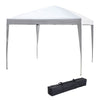 Pop-up-katos 2,95 x 2,95 m kantolaukulla, UV-suoja, valkoinen
