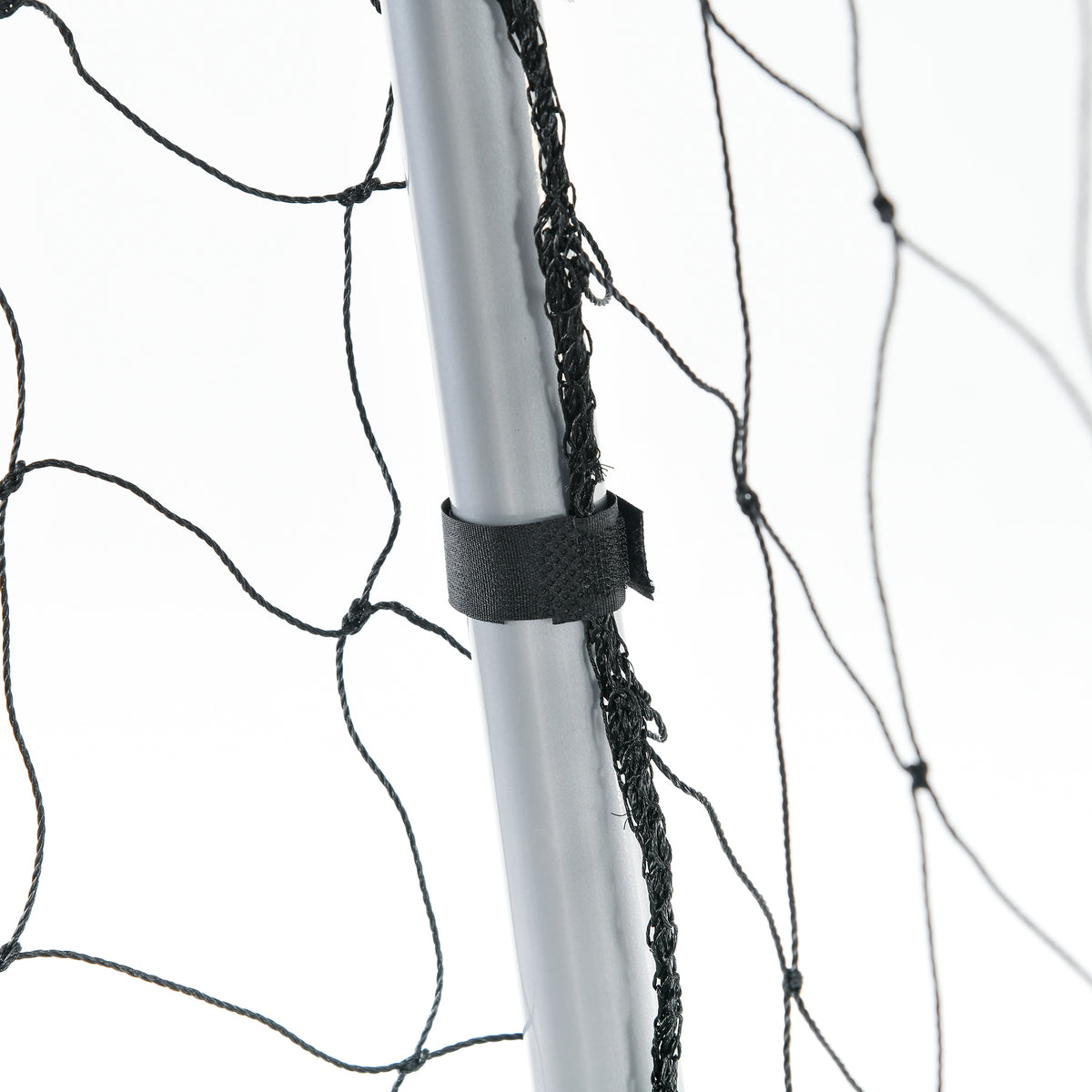 Jalkapallomaali 300 x 200 cm, säänkestävä verkko, metallirunko, harmaa