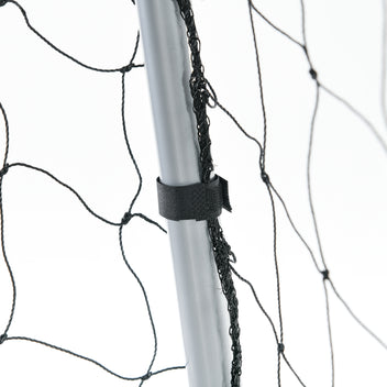 Jalkapallomaali 300 x 200 cm, säänkestävä verkko, metallirunko, harmaa