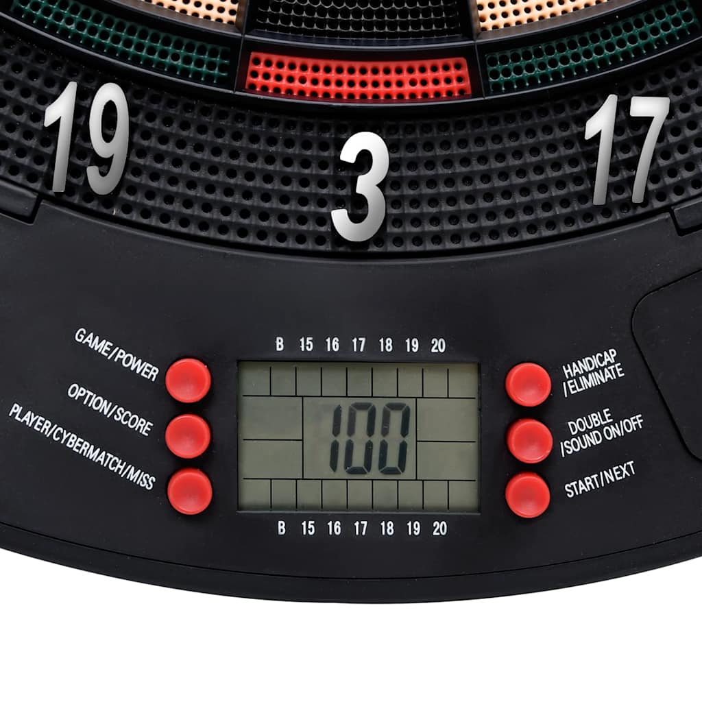 Elektroninen tikkataulu tikoilla musta polypropeeni