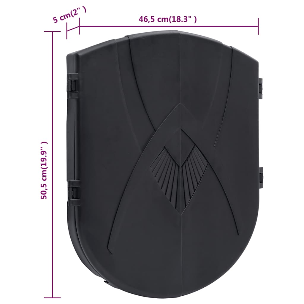 Elektroninen tikkataulu tikoilla musta polypropeeni