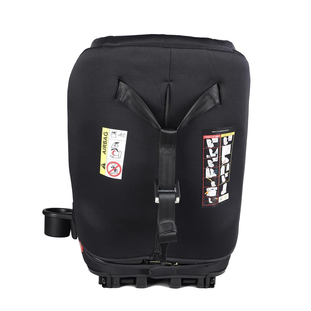 KIKID TURVAISTUIN PREMIUM 9-36 KG ISOFIX BLACK EDITION