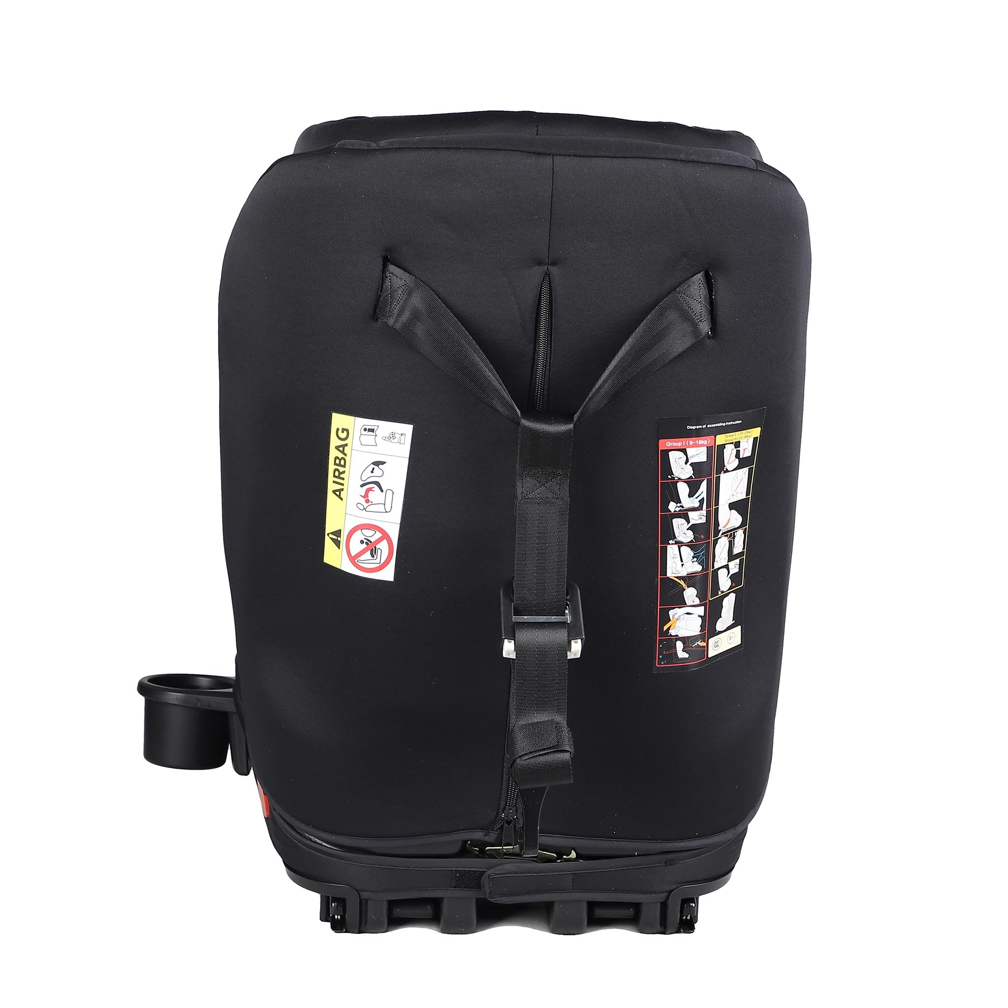 KIKID TURVAISTUIN PREMIUM 9-36 KG ISOFIX BLACK EDITION