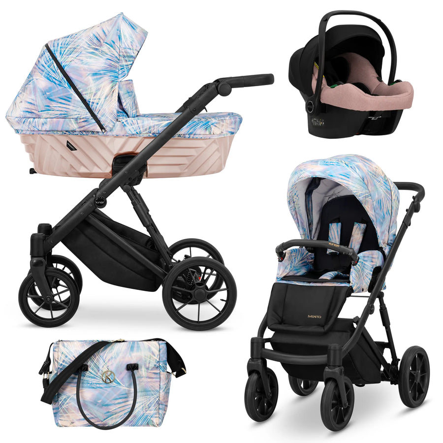 Kunert Ivento 3-in-1 yhdistelmävaunut Cosmo-turvakaukalolla, useita värejä