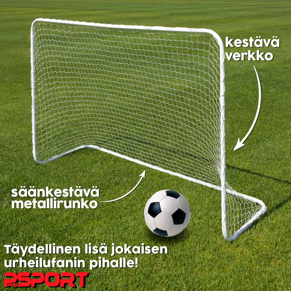 Prosport Jalkapallomaali Basic 183 x 122 cm
