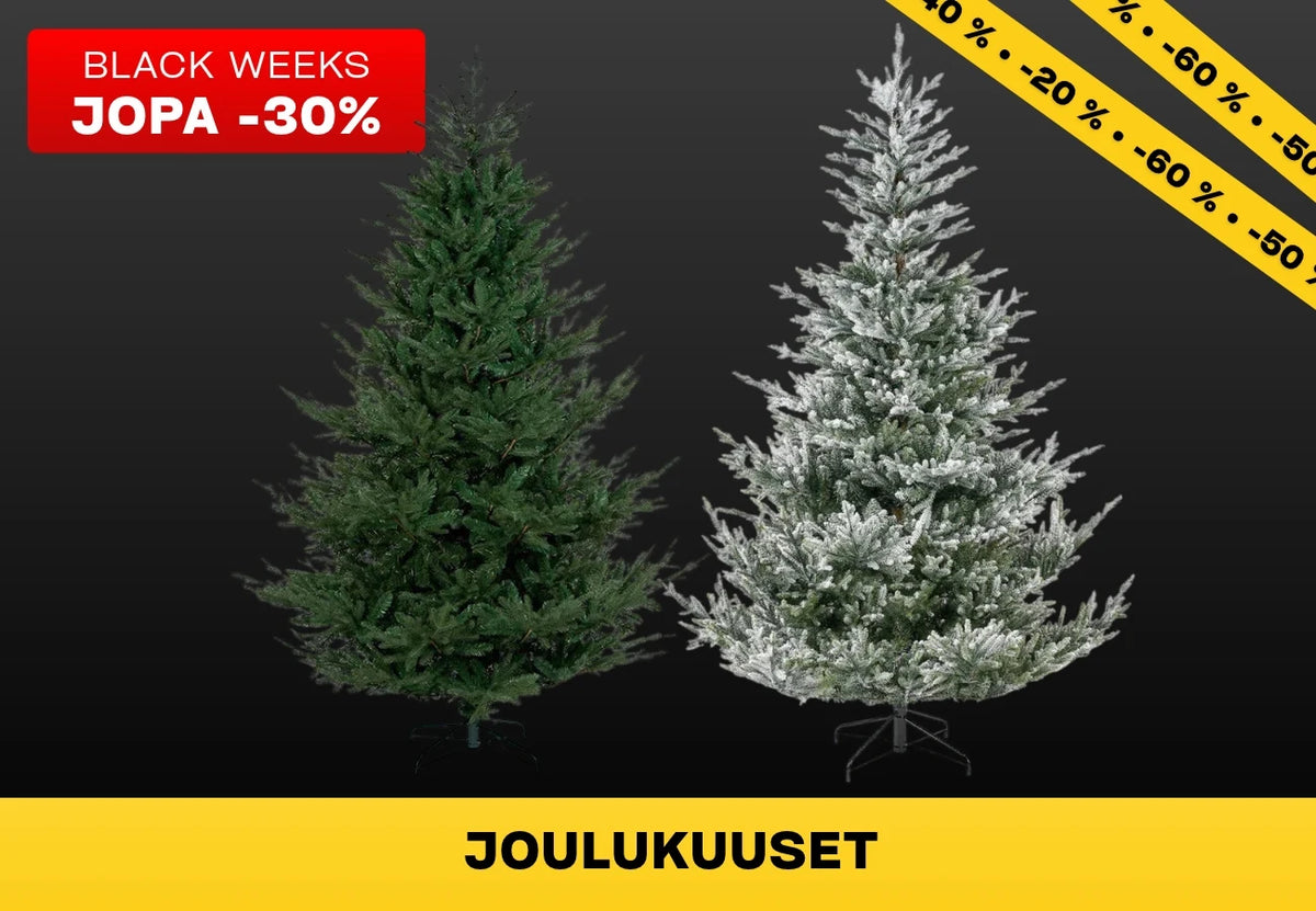 Joulukuuset jopa -30%