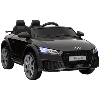 Lasten sähköauto Audi TT RS Roadster, kaukosäädin, musiikki ja LED, 3–5 v, musta