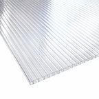 Seinäkasvihuone 242 x 122 x 195 cm – 4 mm polykarbonaatti, 1 mm alumiinirunko, musta