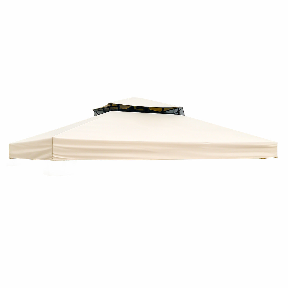 Paviljongin kattokangas 3 x 3 m – 250 g/m² polyesteri, PVC-pinnoite, beige