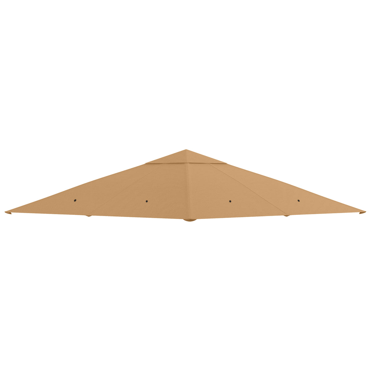 Varakatto paviljonkiin 2,98 x 2,98 m, tuuletettu yläkatto, beige