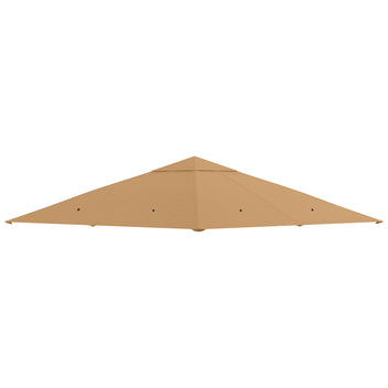 Varakatto paviljonkiin 2,98 x 2,98 m, tuuletettu yläkatto, beige