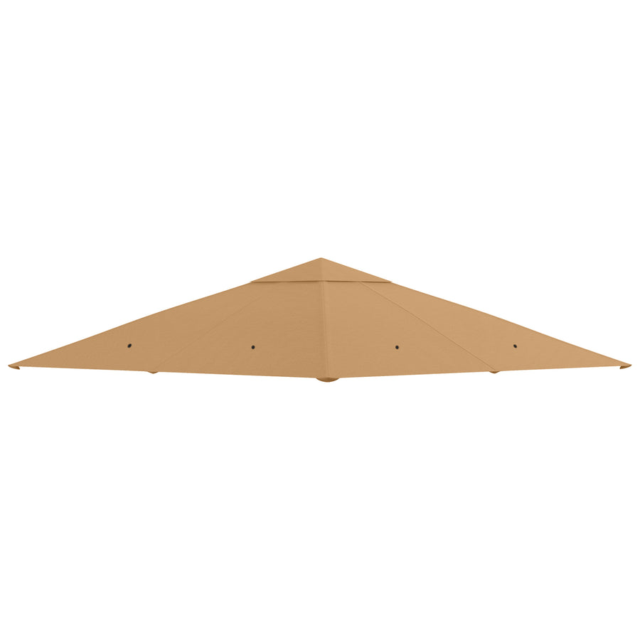 Varakatto paviljonkiin 2,98 x 2,98 m, tuuletettu yläkatto, beige