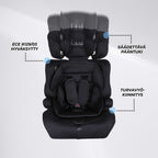 Kikid Turvaistuin Basic 76-150cm R129, musta