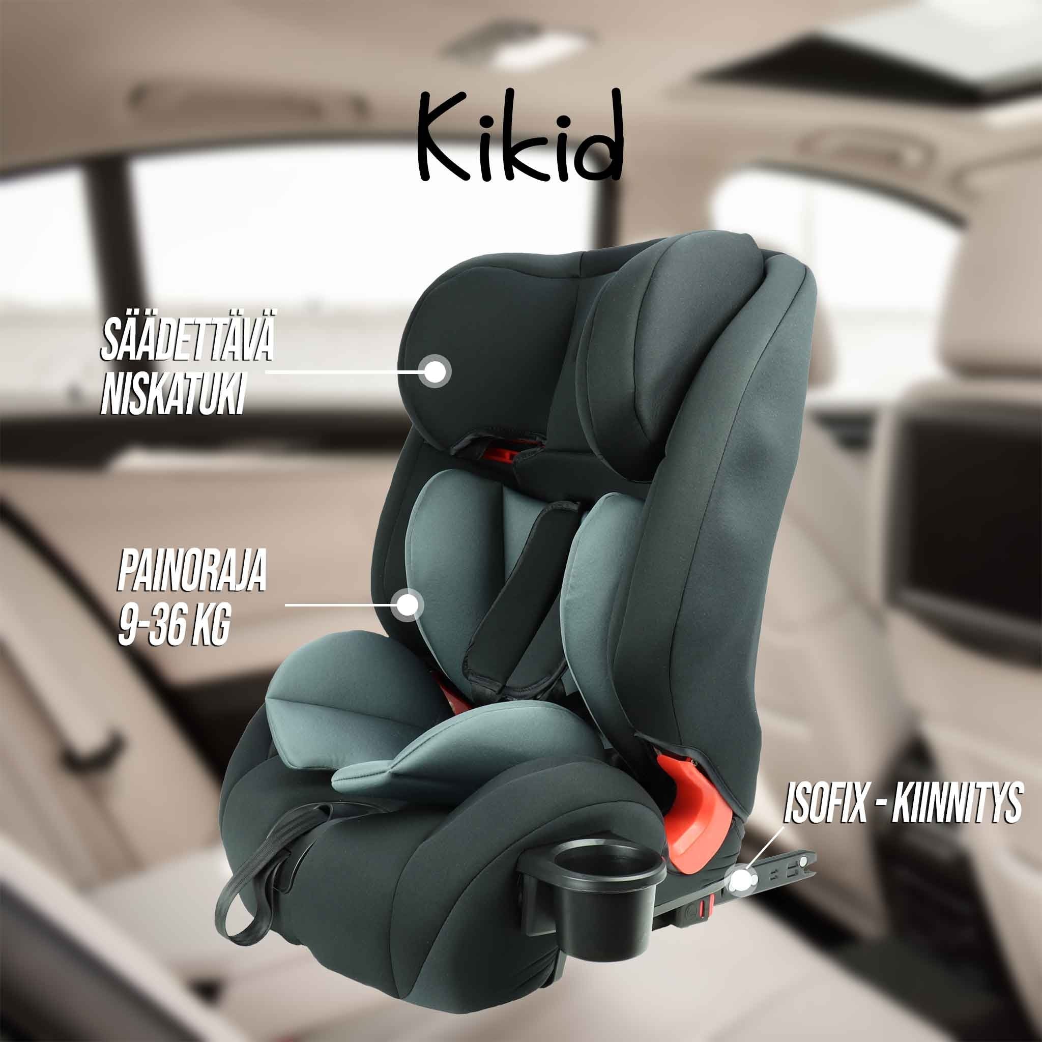 KIKID TURVAISTUIN PREMIUM 9-36 KG