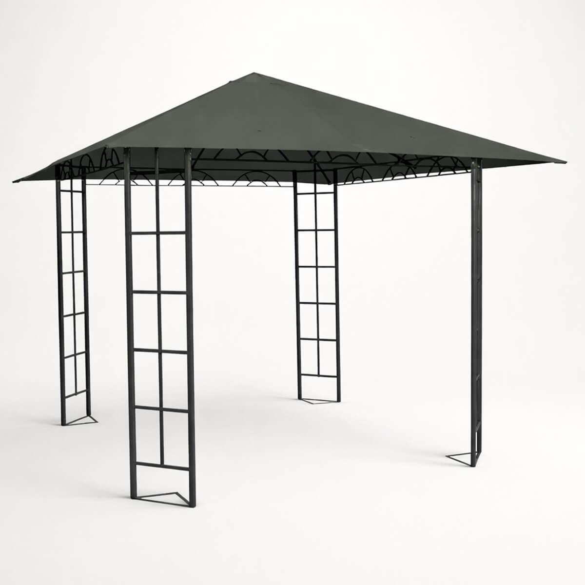 KIMI Puutarhakatos / Paviljonki Terassille 3x3m, Harmaa