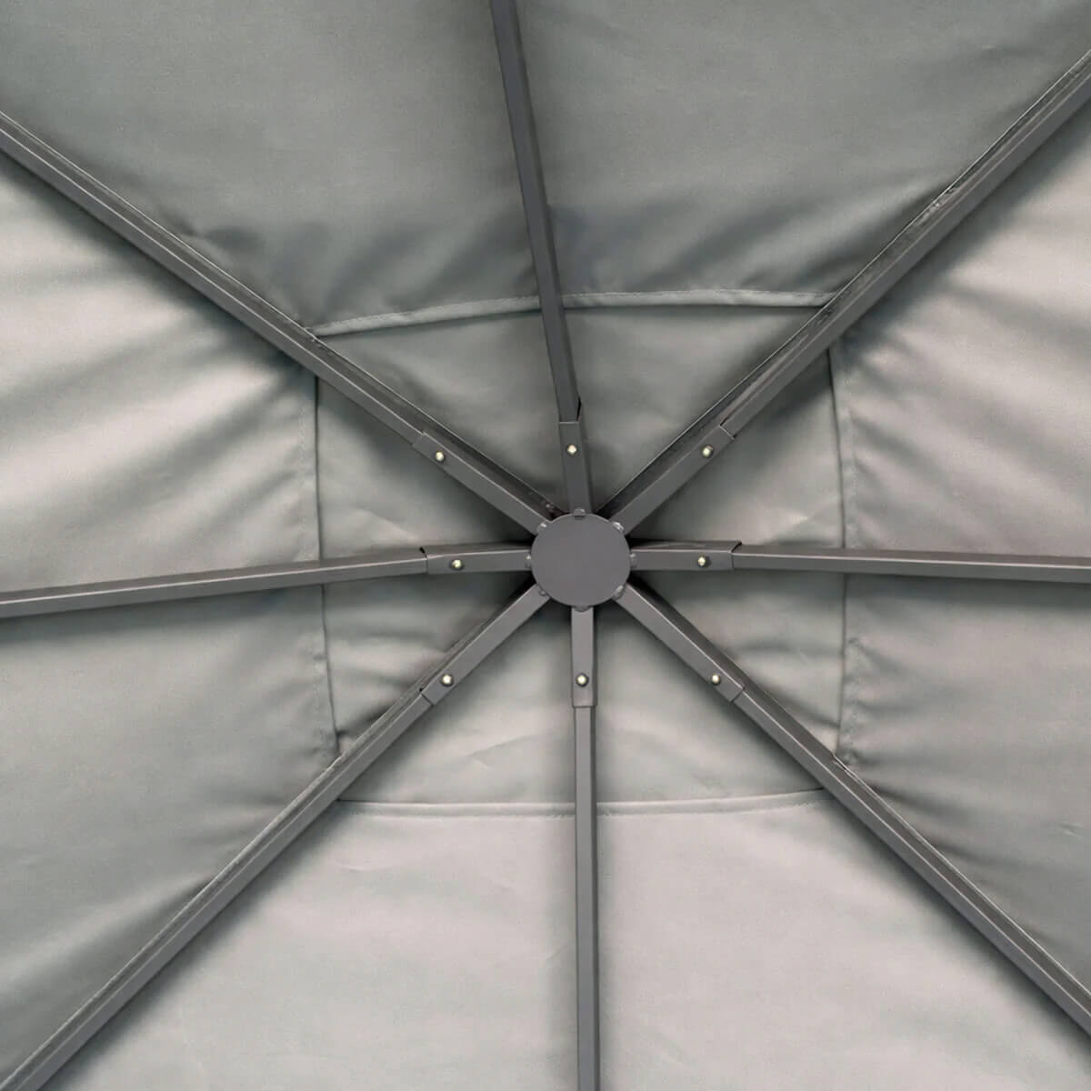 KIMI Puutarhakatos / Paviljonki Terassille 3x3m, Harmaa