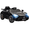Lasten sähköauto Mercedes-AMG GT R 12V, kaukosäädin, valot ja musiikki, 3–6 v, musta