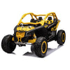Lasten sähköauto Can-Am Maverick UTV RS 4x200W EVA, keltainen