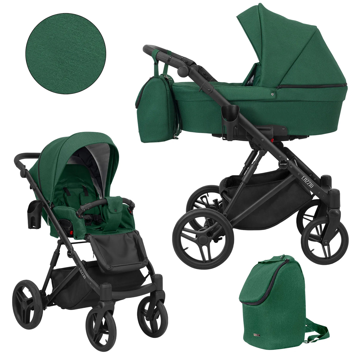 Kunert Lazzio 2-in-1 yhdistelmävaunut, useita värejä